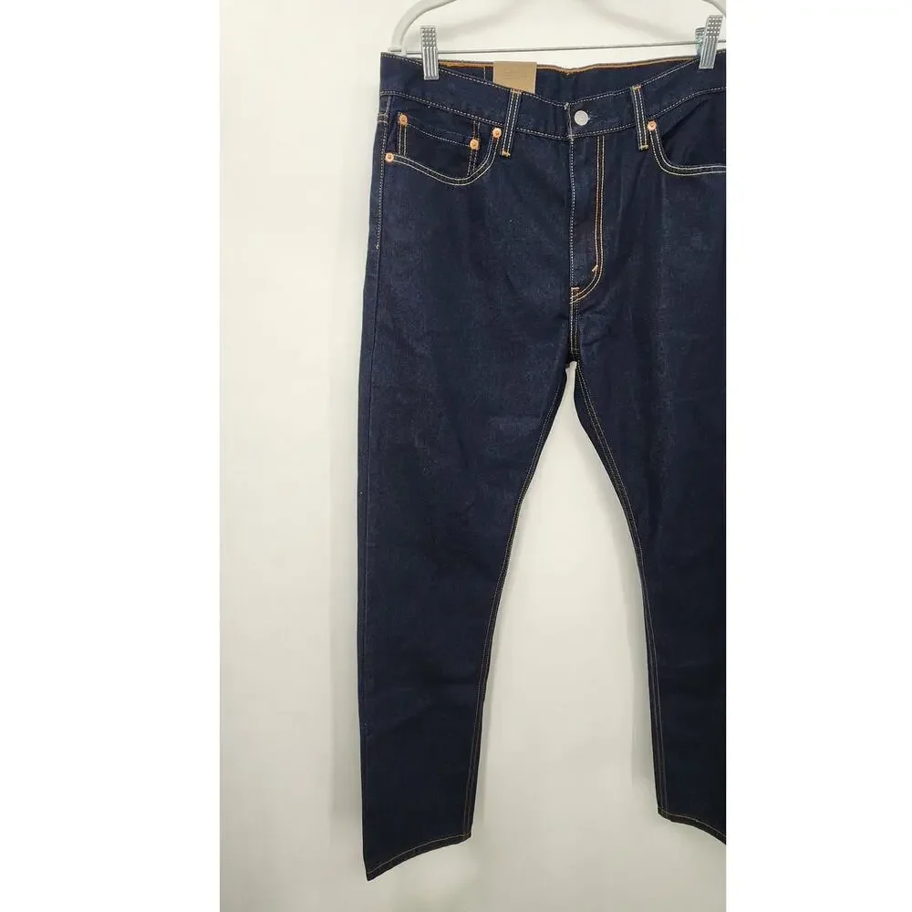 New NWT Levi's‎ 512 Slim Taper Eco Ease Size 36 X 32 Dark Wash